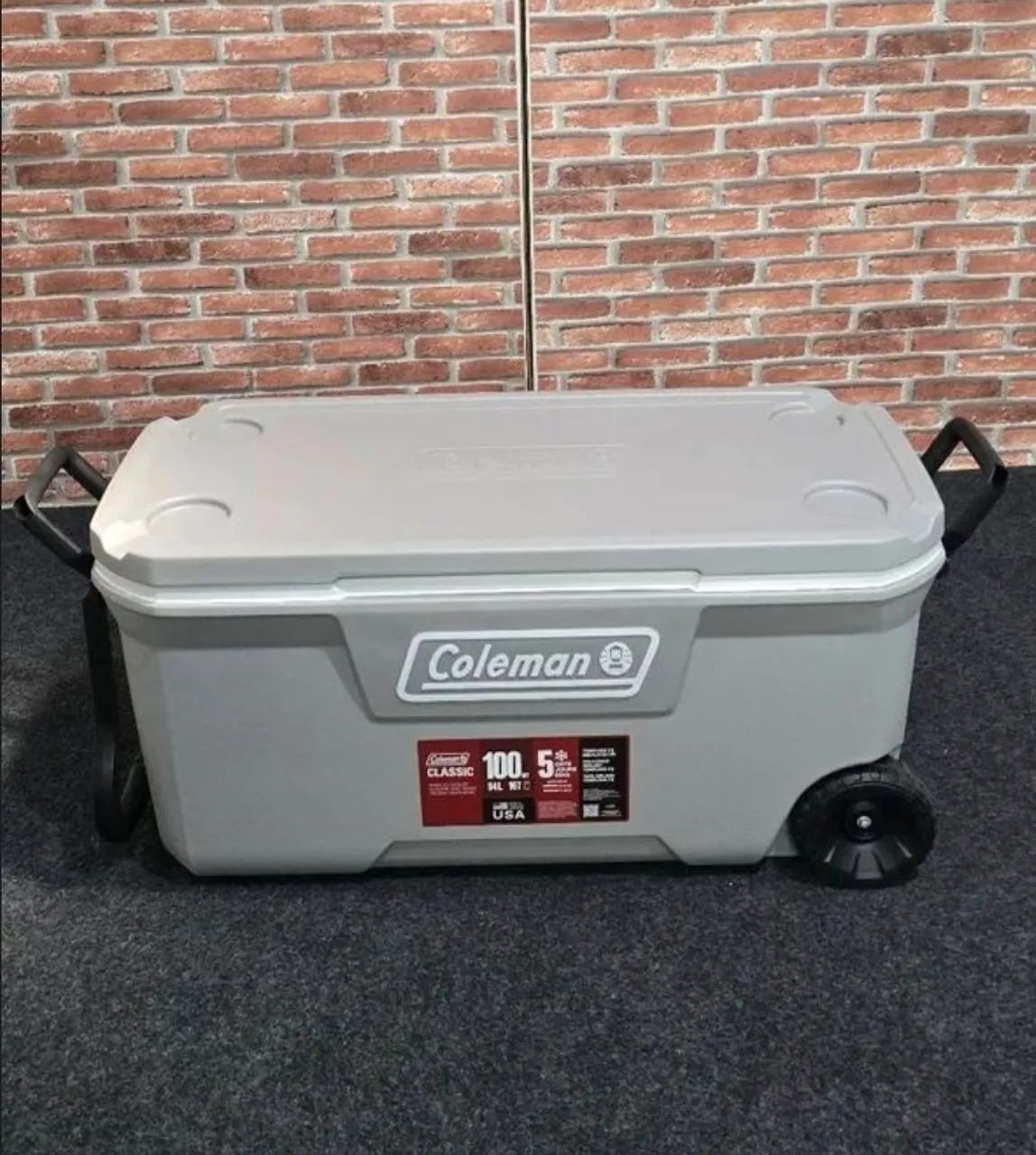 Caixa Térmica Coleman com Rodas 100QT 94L - Foto 3