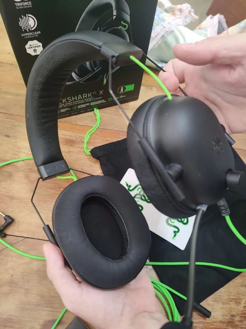 Headset Razer Blackshark V2 X - Foto 3