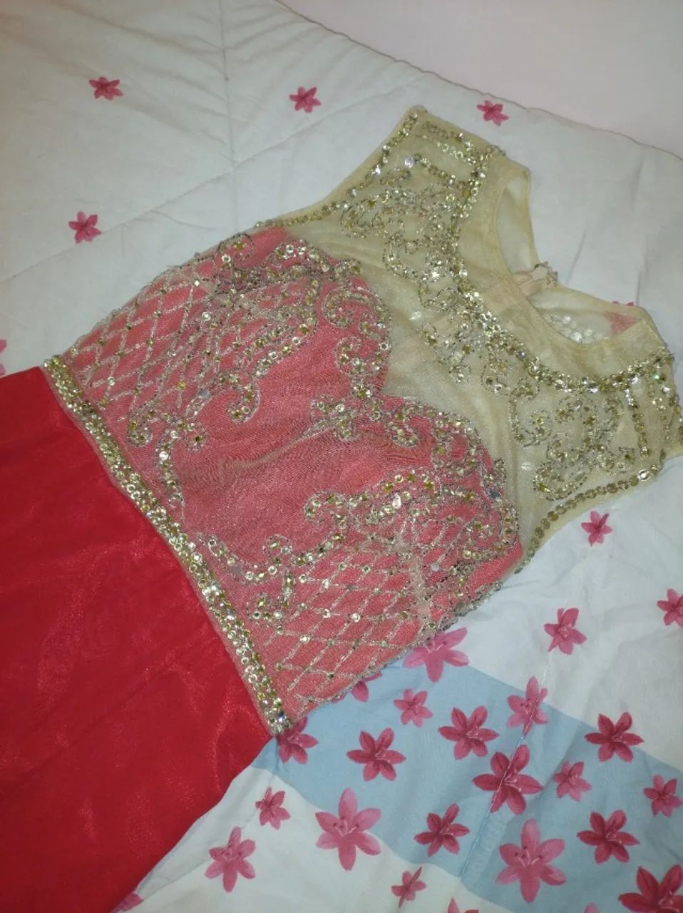 Vestido longo de festa 