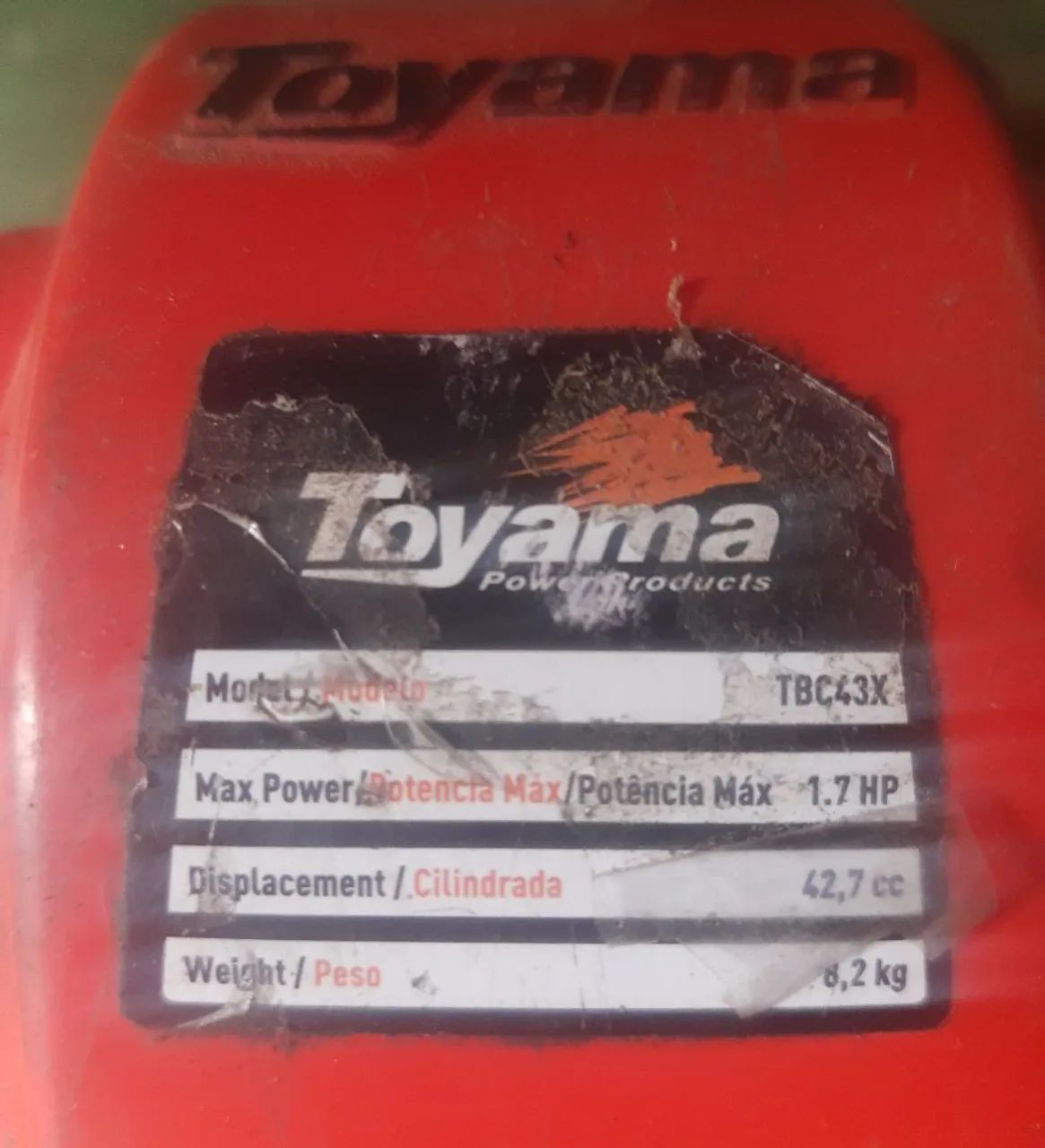 Roçadeira Toyama 43cc
