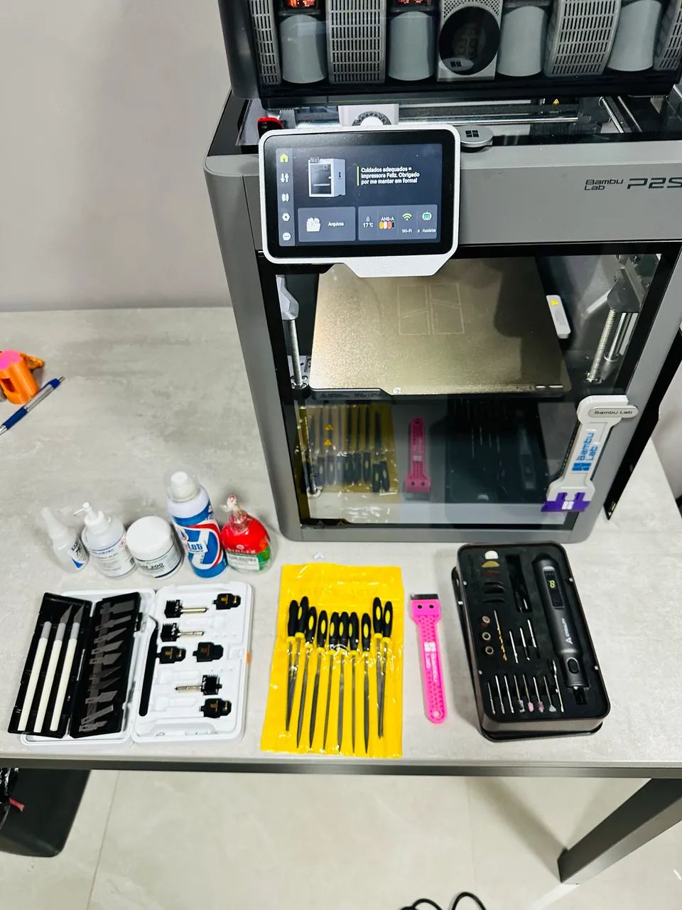 BAMBU LAB P2S COMBO + 4 plate e KIT COMPLETO