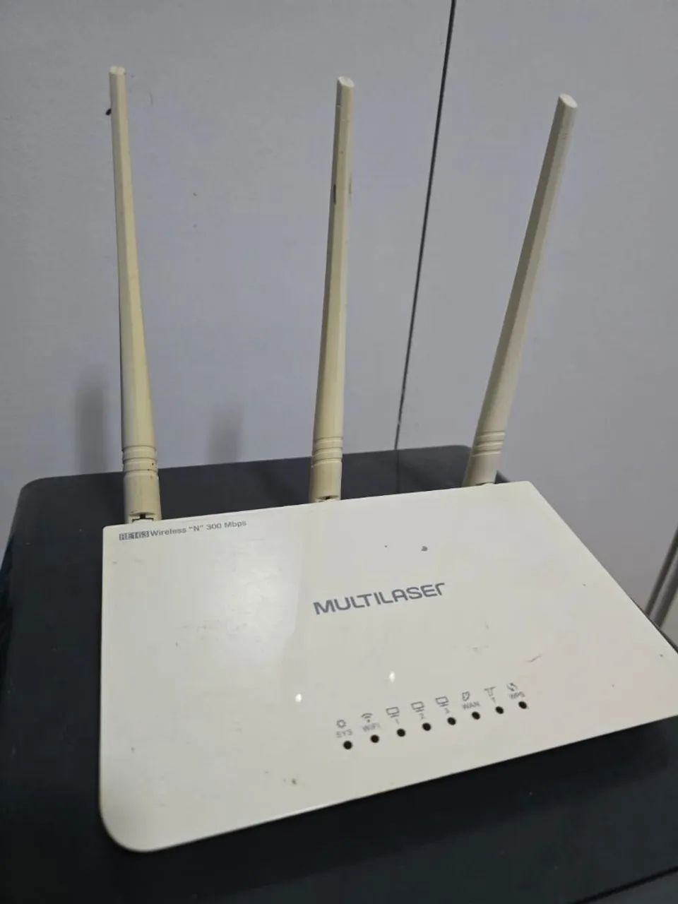 Roteador Multilaser N 300, 3 antenas - Foto 2
