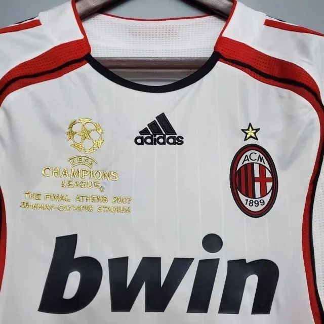 Camisa Milan 2006/2007 CL Final - Foto 3