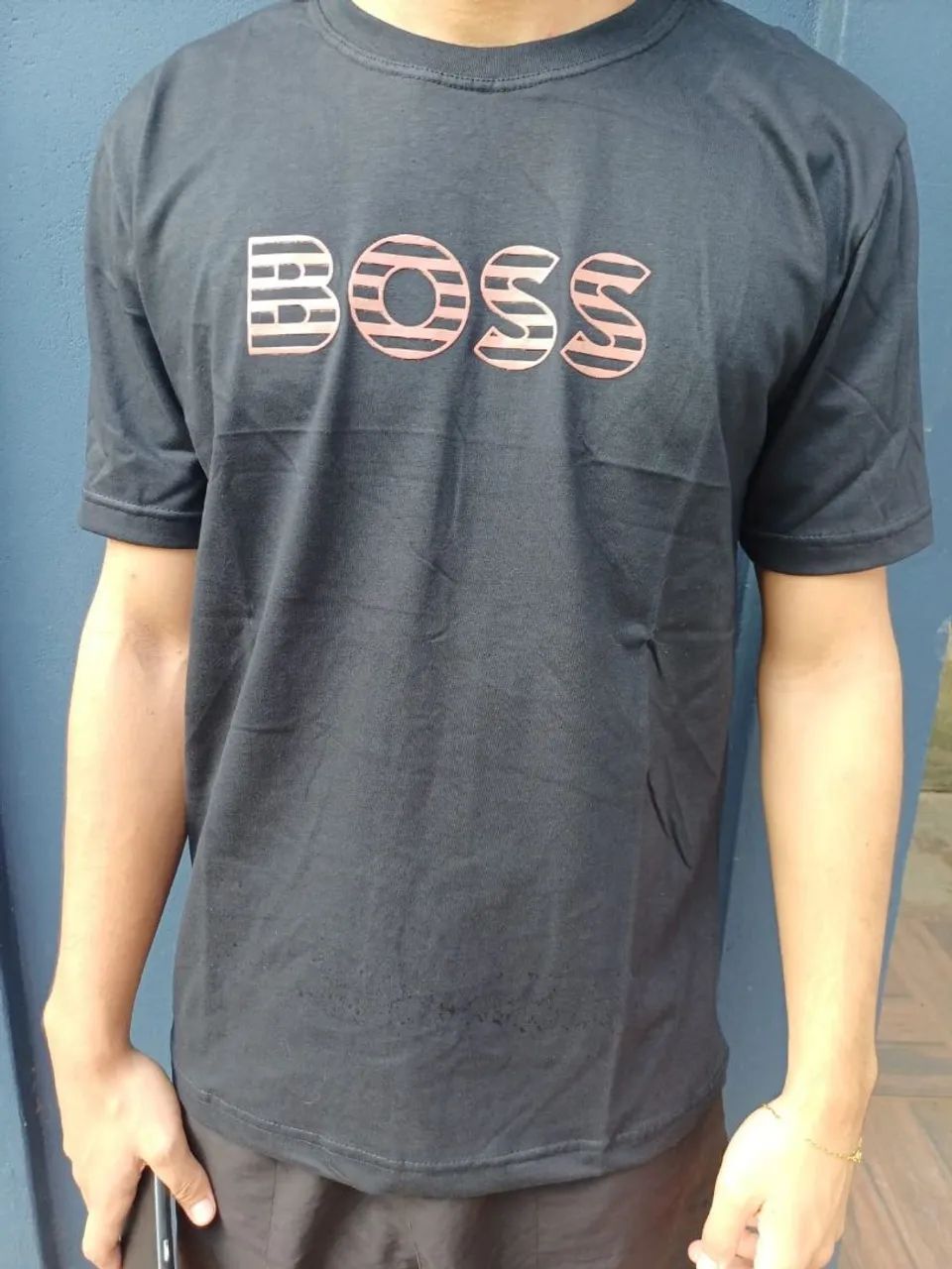 CAMISA PRETA HUGO BOSS - Foto 2