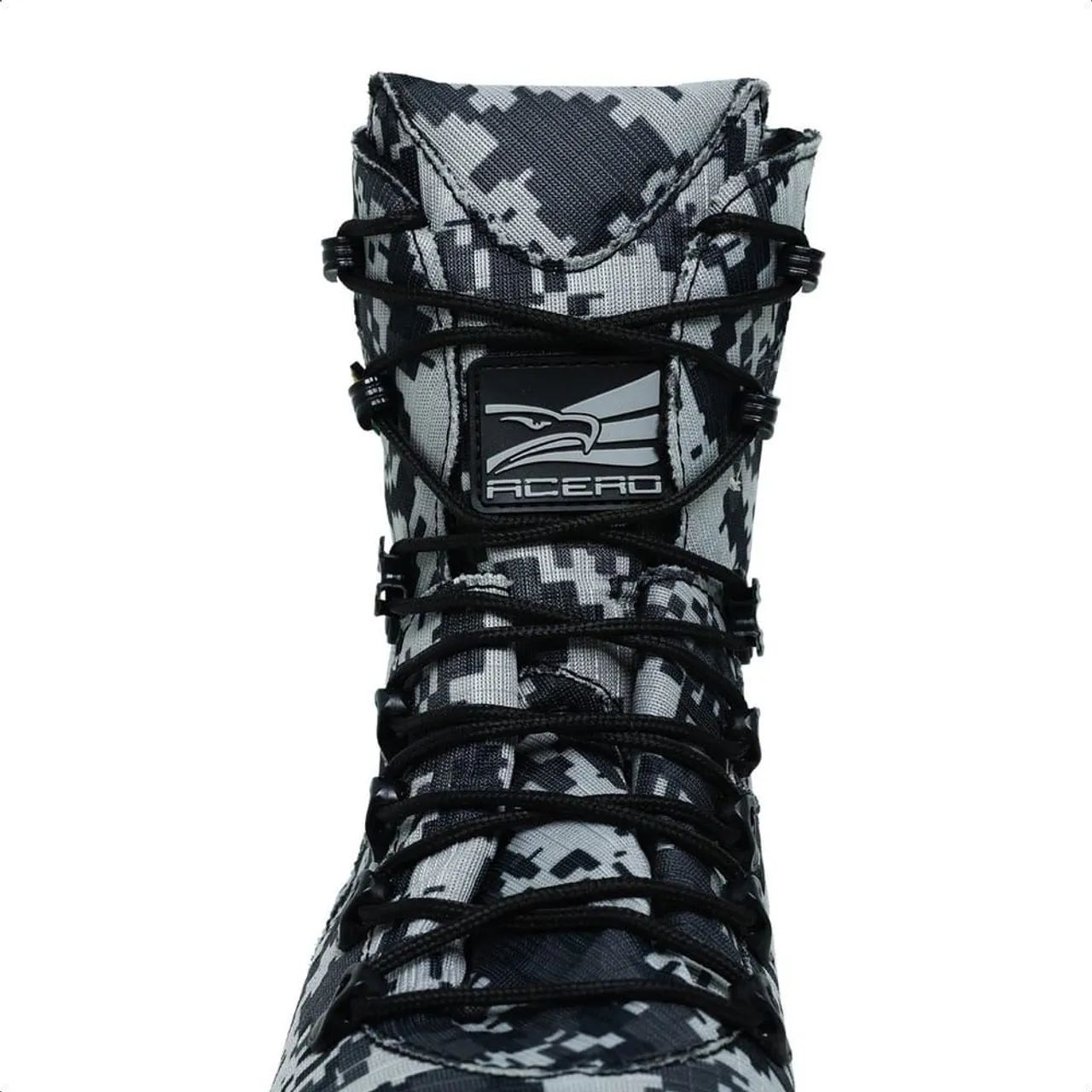 Bota coturno camuflada  - Foto 3