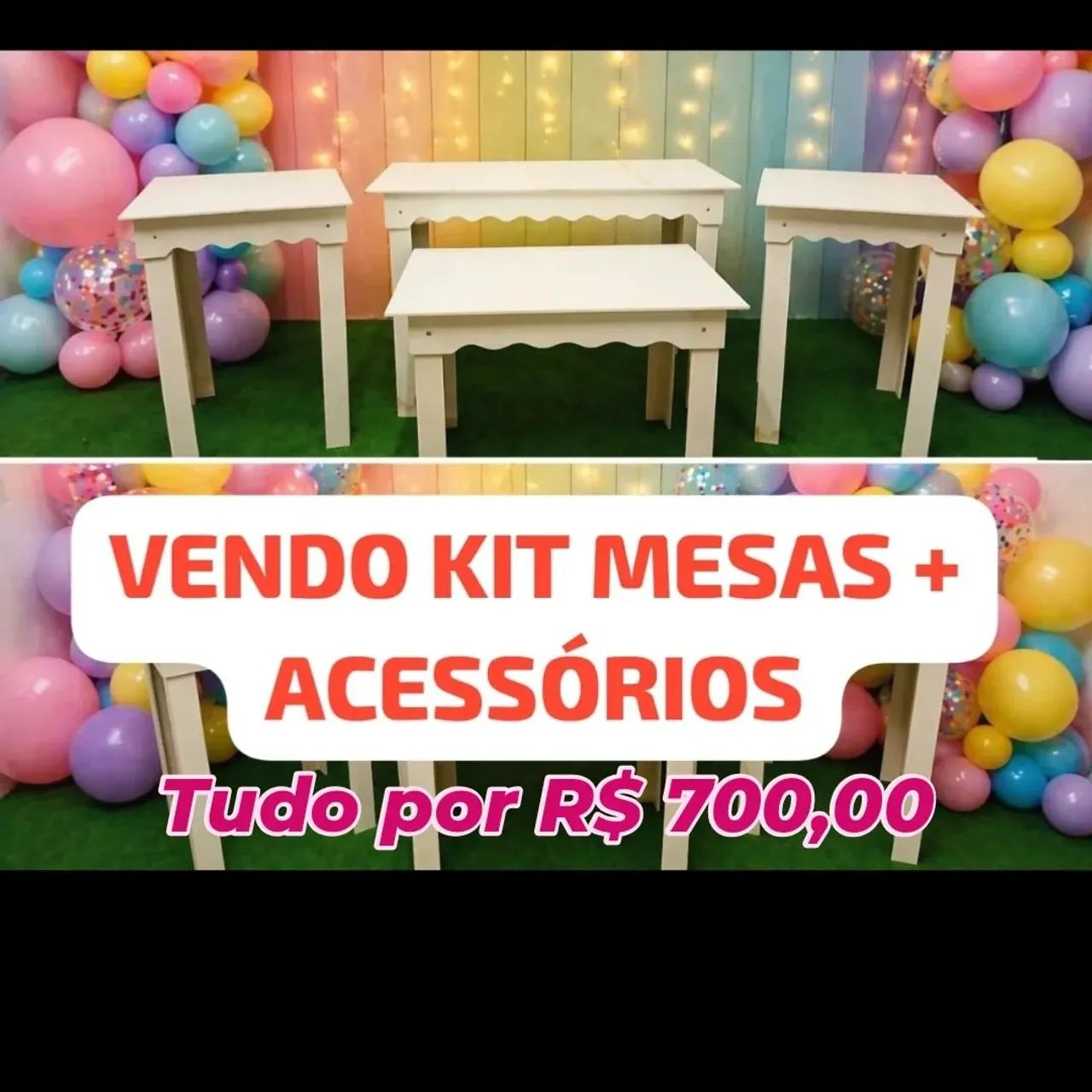 MESAS PARA ANIVERSÁRIO!