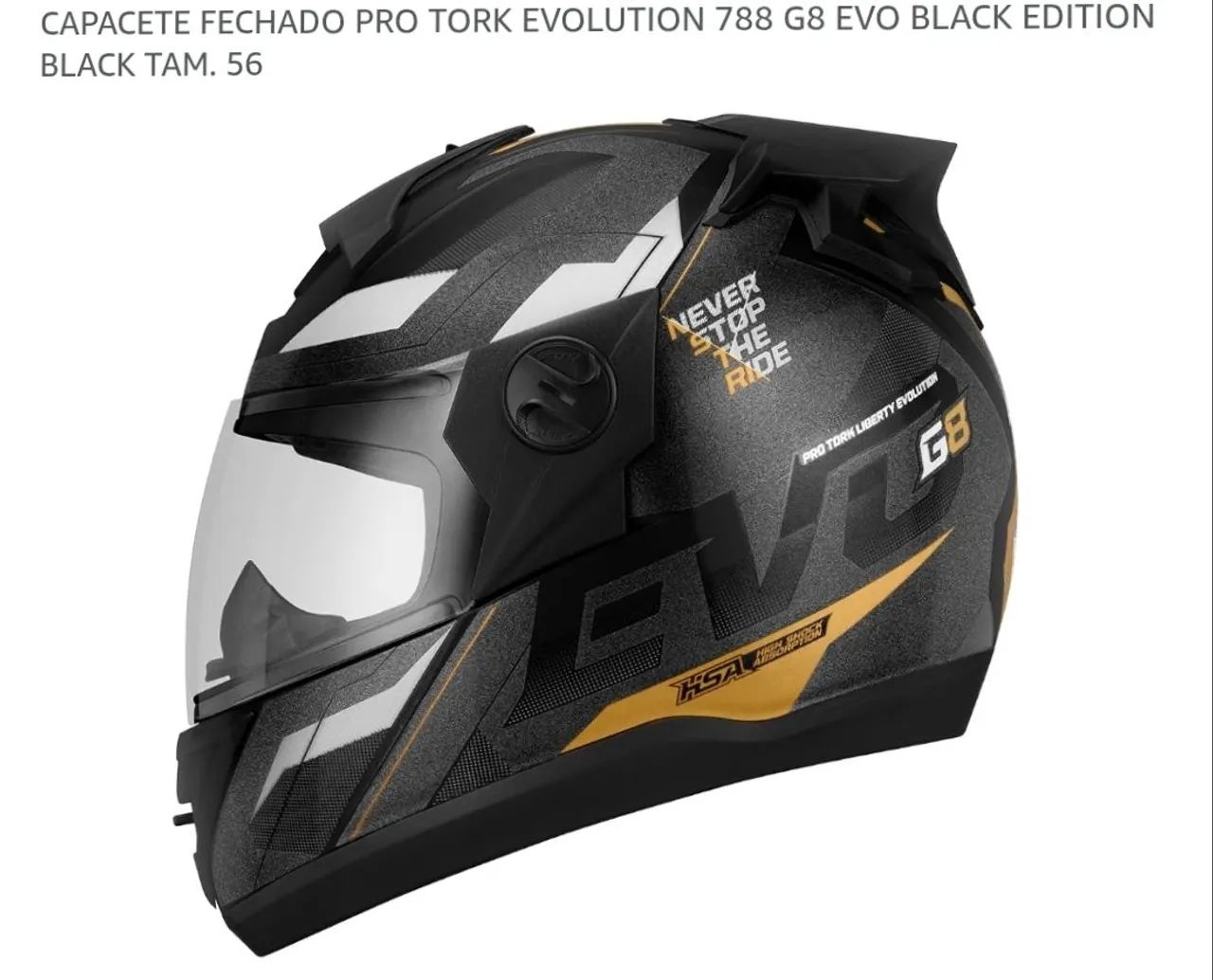 CAPACETE G8 TAMANHO 56