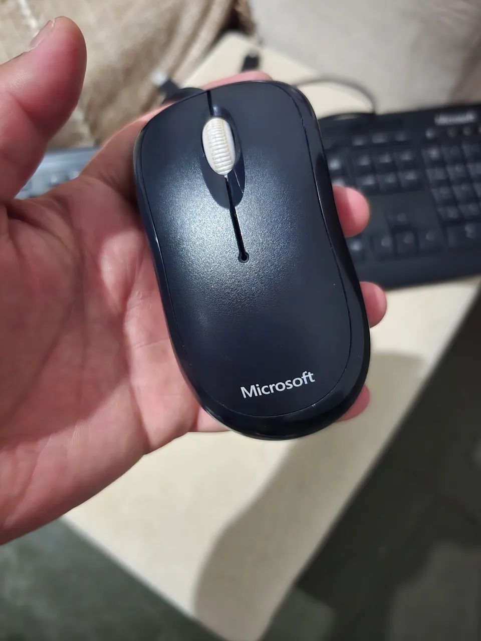 Teclado + Mouse Com Fio Original Microsoft  - Foto 2