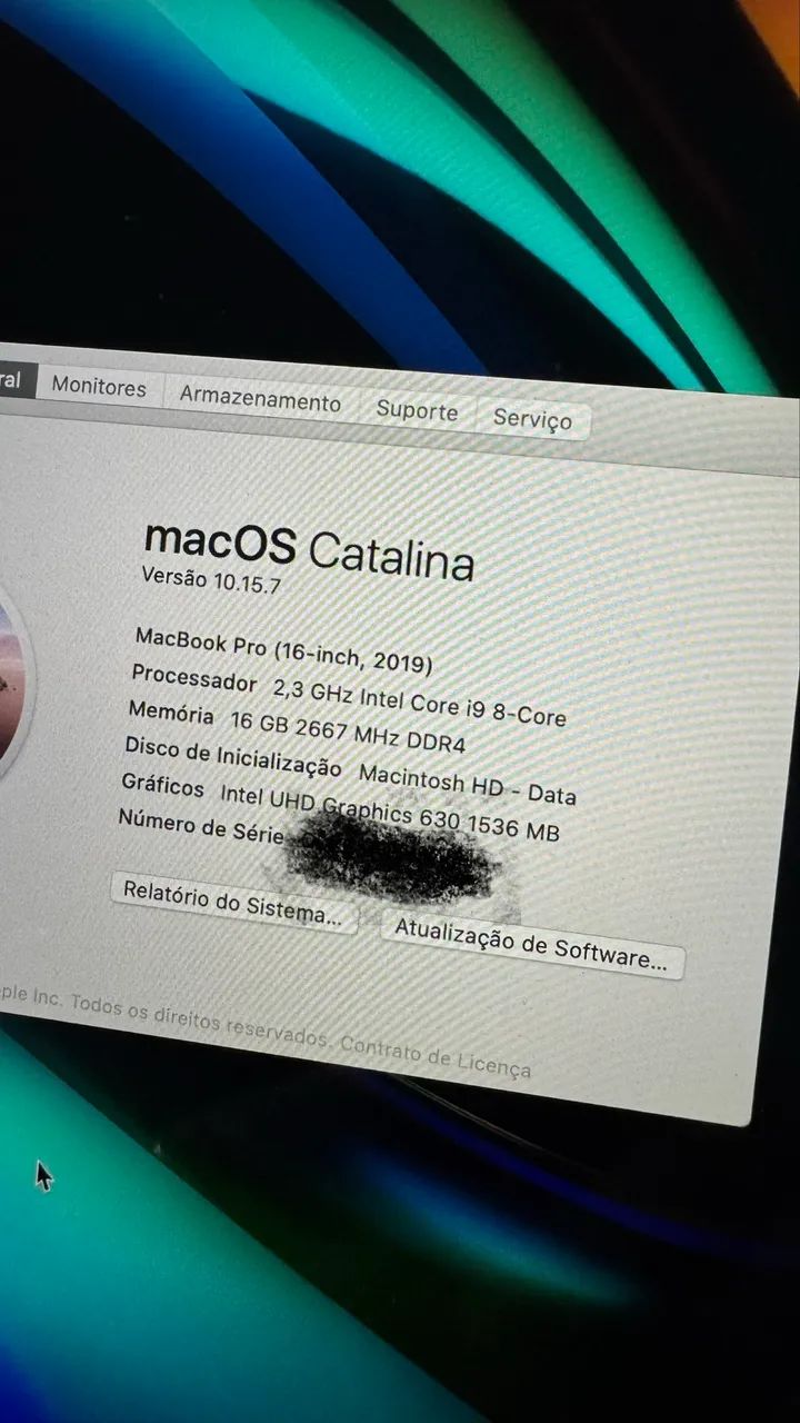 MacBook Pró 16? 2019 I9 16gb 1TB SSD - Foto 2