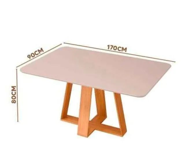 Mesa de Jantar- Usada. 6 lugares