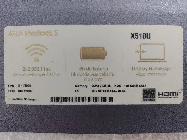Notebook Asus VivoBook S - Foto 4