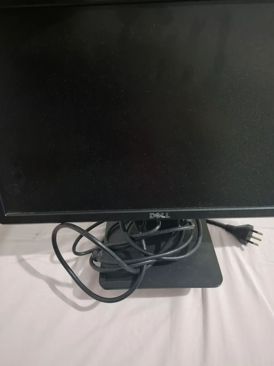 Monitor Dell de 18 polegadas com os cabos  - Foto 4