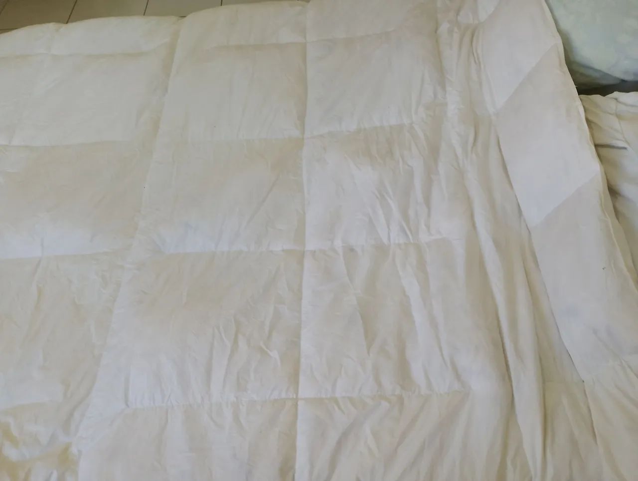 Pillow de algodão casal  penas de ganso 
