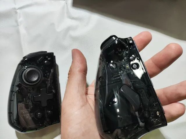 Controle Joypad Nintendo Switch/Switch Oled IINE Elite V2 Transparente - Foto 5