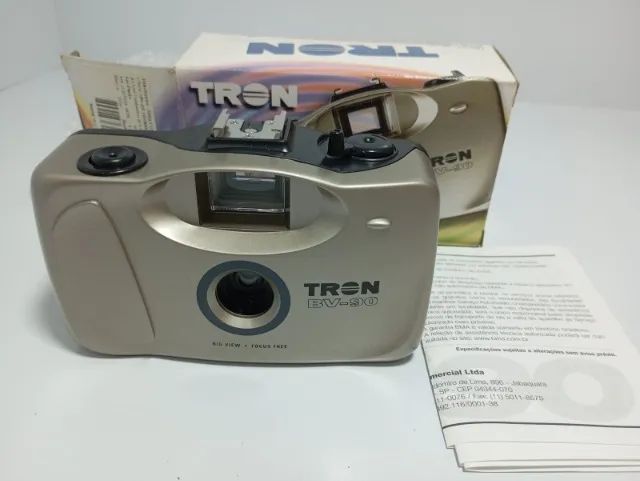 Câmera Fotográfica Analógica Tron BV 90 antiga retrô vintage