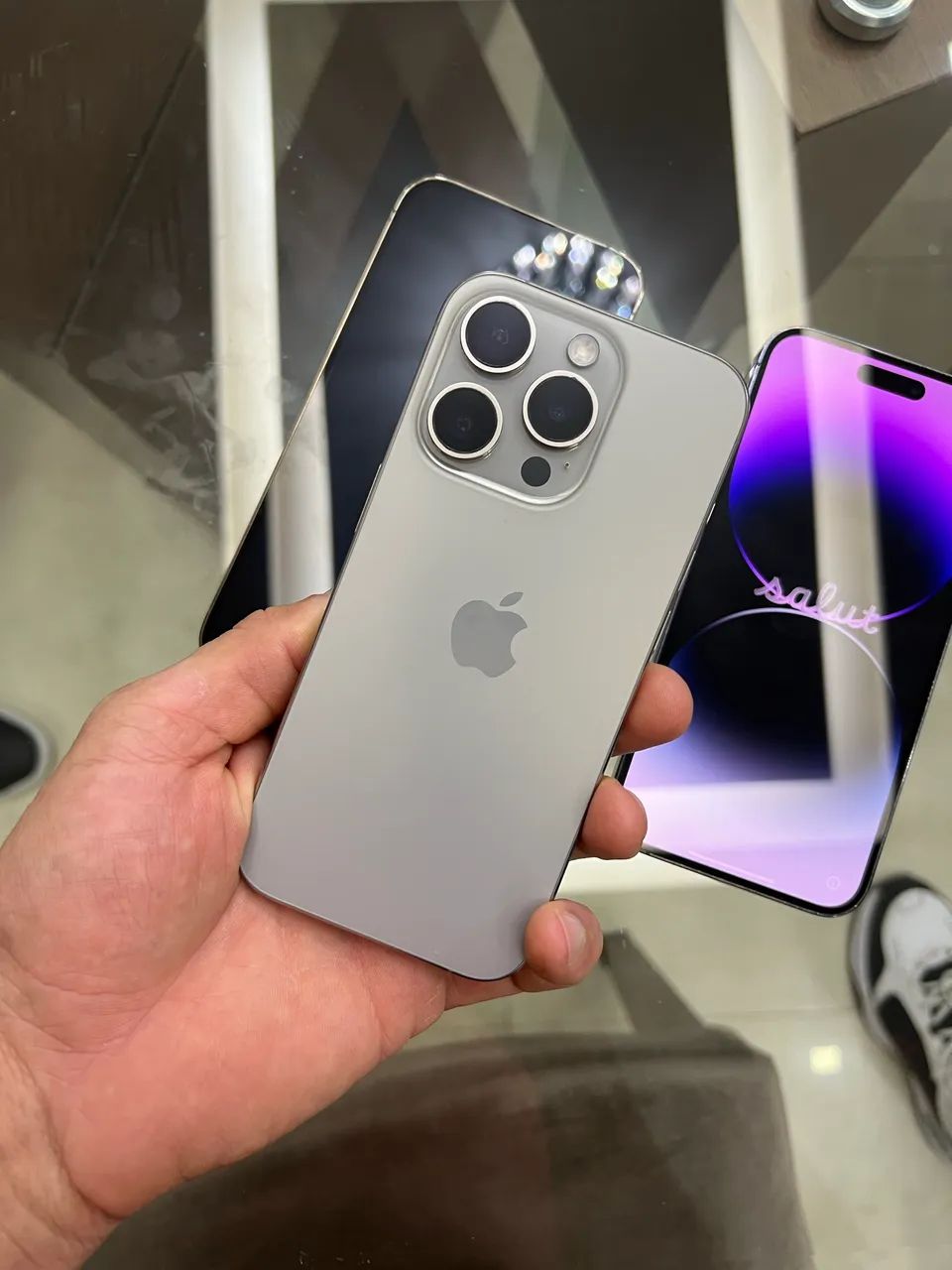 iPhone 15 pro 128 natural - Celulares e Smartphones - Jardim
