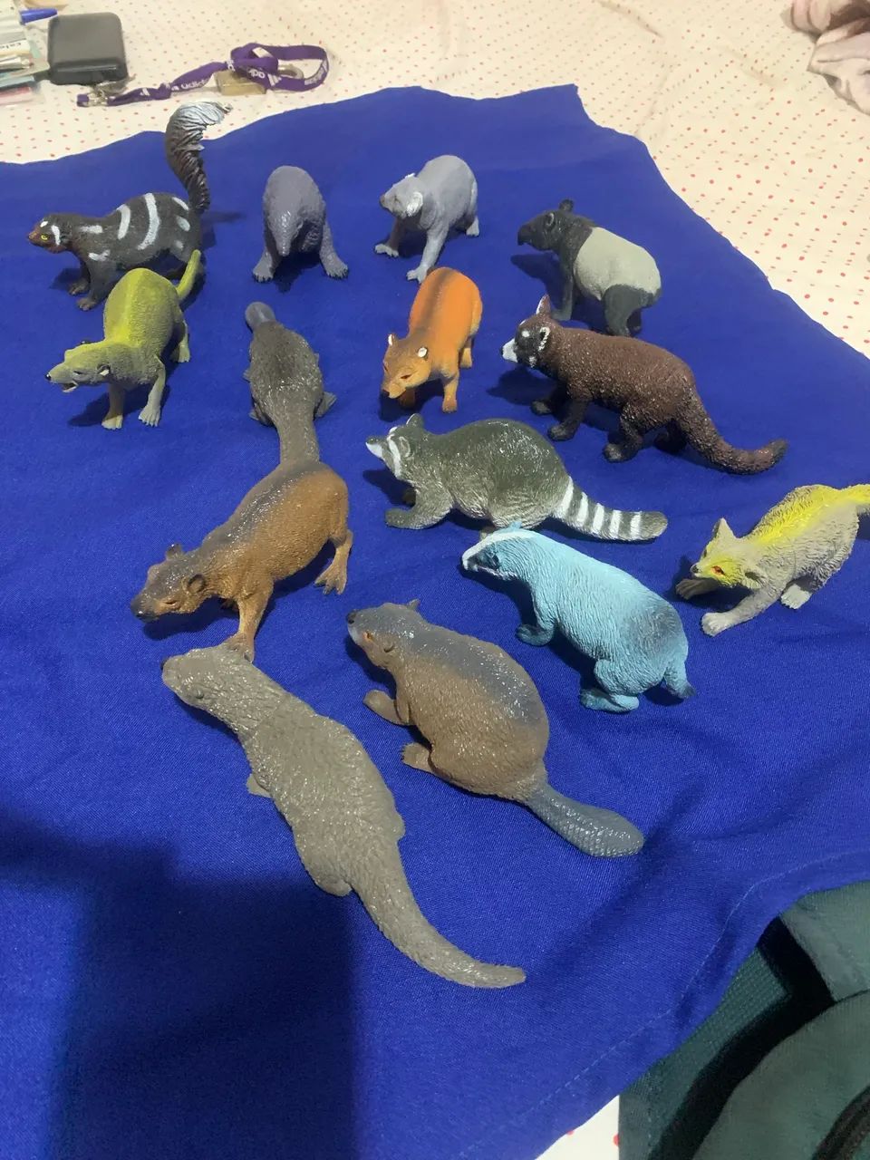 Animais de plástico 