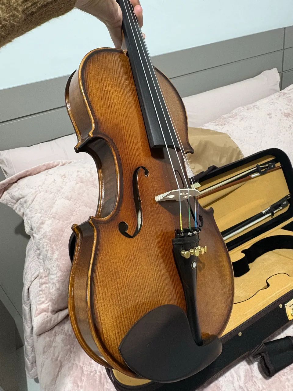 Violino HPG + Pedestral + Acessórios + Curso Completo de Violino - Foto 4