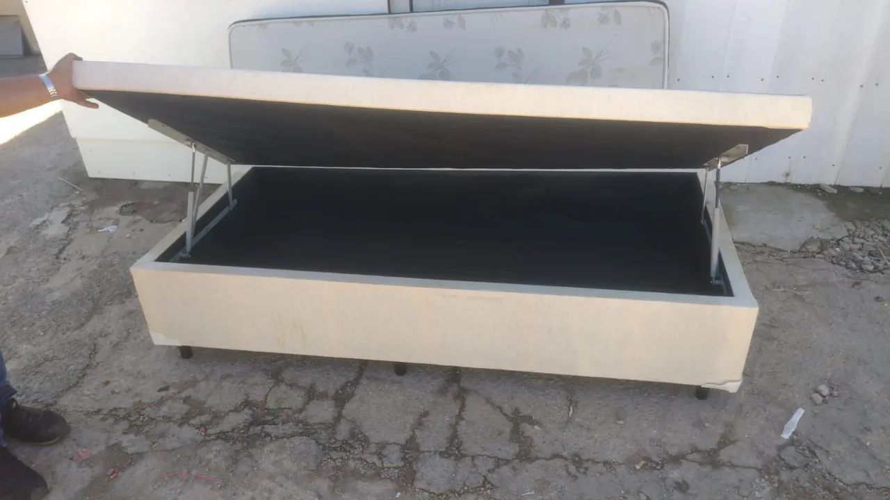 Cama baú de solteiro com colchão  entregamos no local  - Foto 5