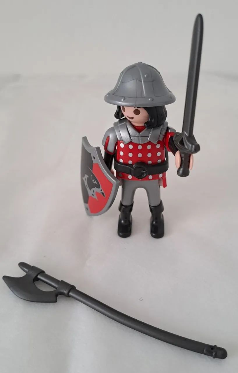 * MT Playmobil 5166 Medieval Falcão + Rei Leão - Foto 4