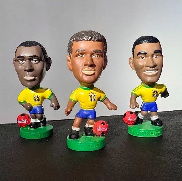 3x Mini Craques Rivaldo Donizetti e Mauro Silva - Hobbies e