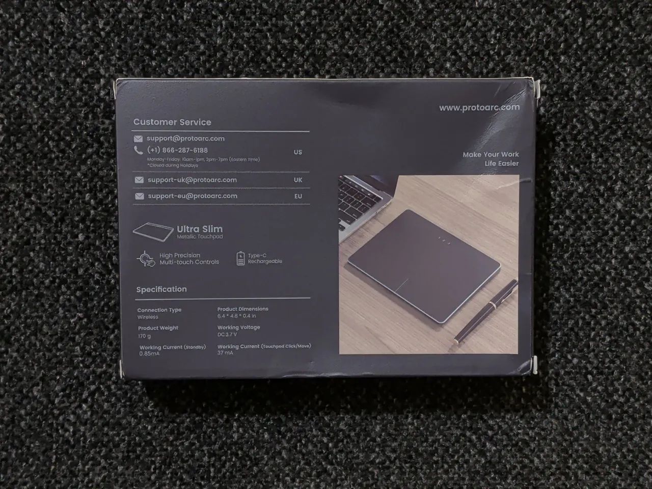 Trackpad ProtoArc T1 Plus Bluetooth para Windows - Foto 2