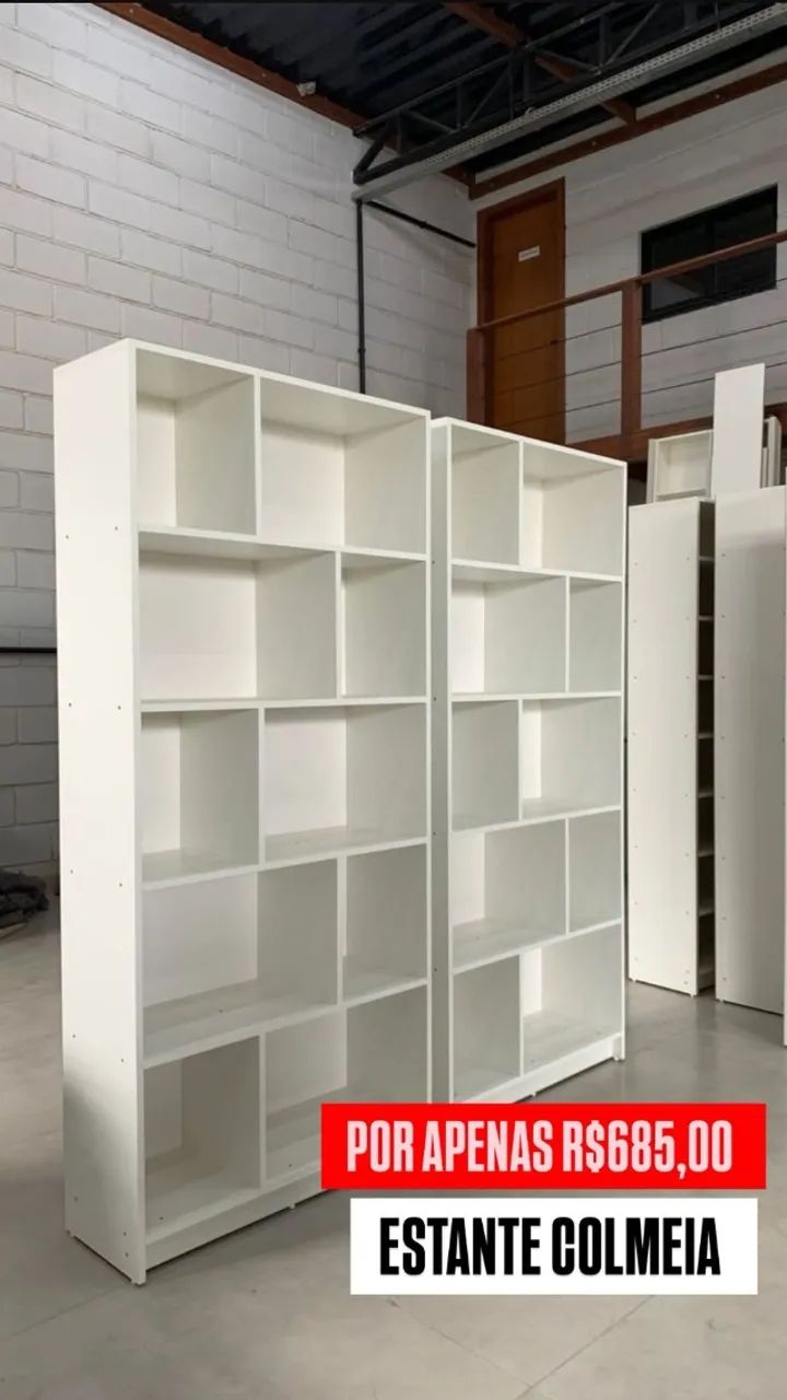 Estante colmeia 100% mdf 