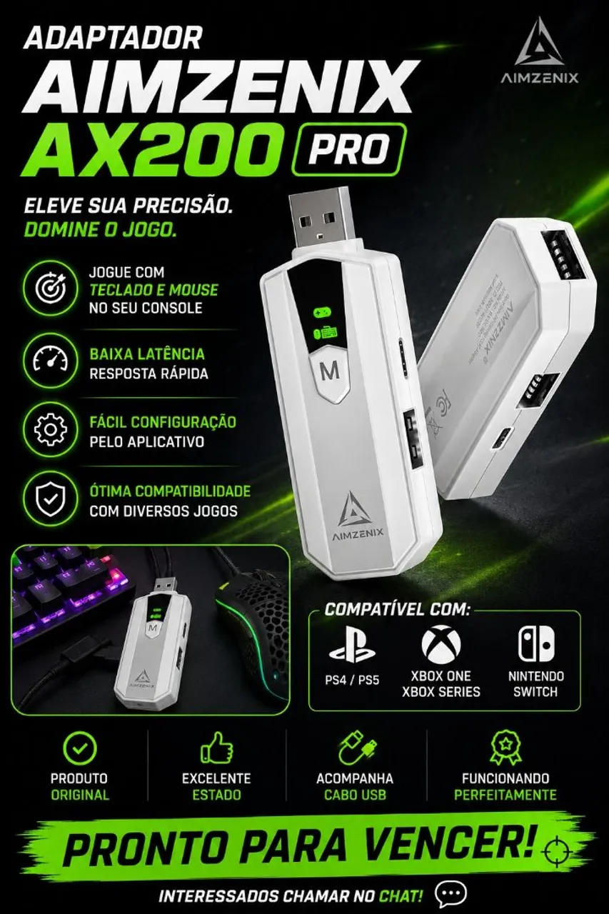 Adaptador Mouse e Teclado Xim Matrix Playstation e Xbox - Peças e