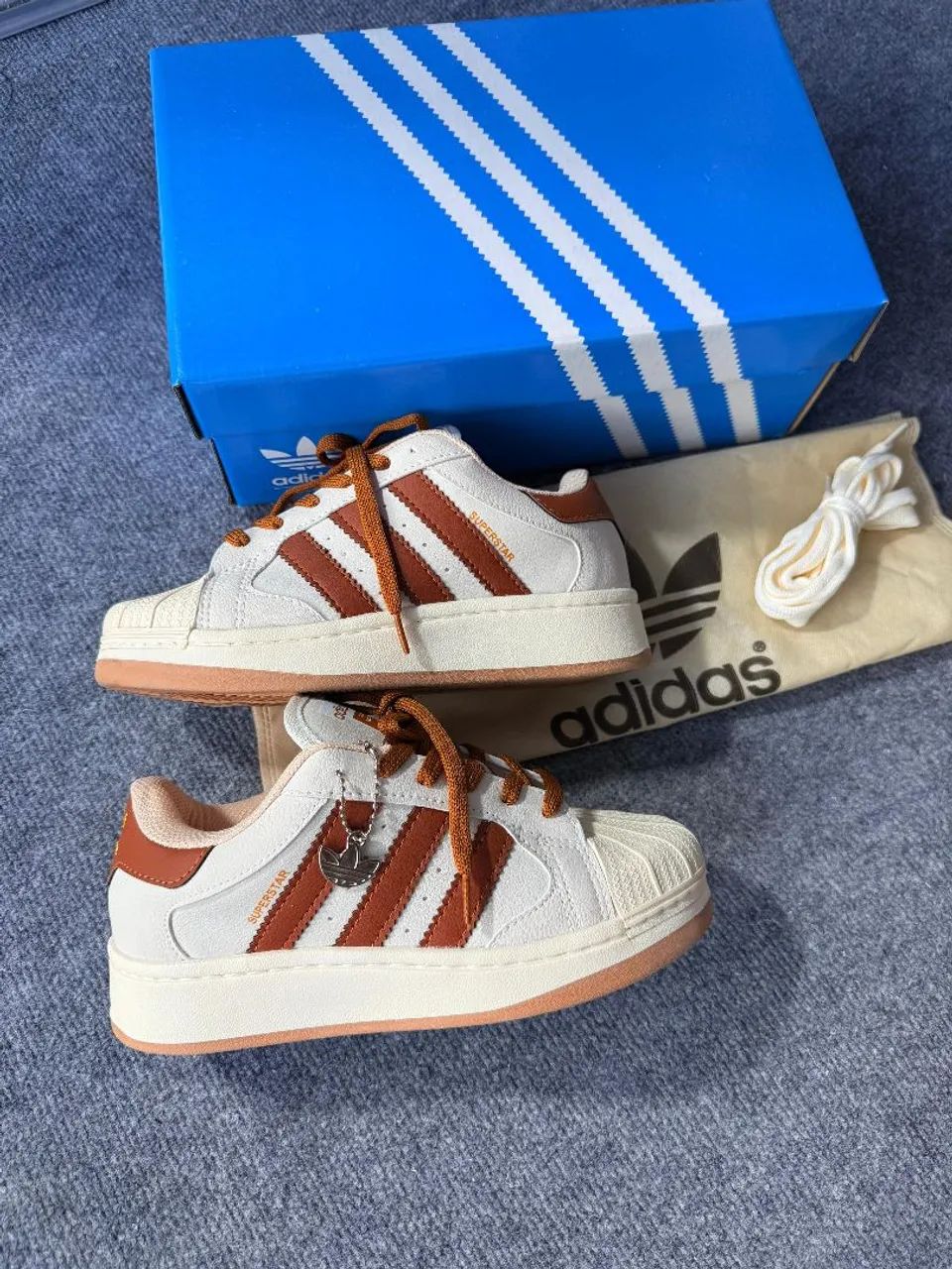 Tênis Adidas Super Star Plataforma 
