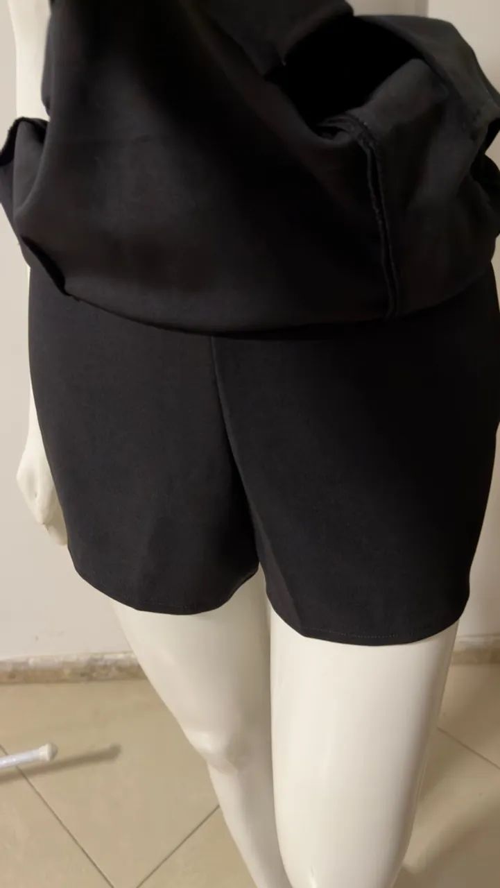 Short saia preto  - Foto 3
