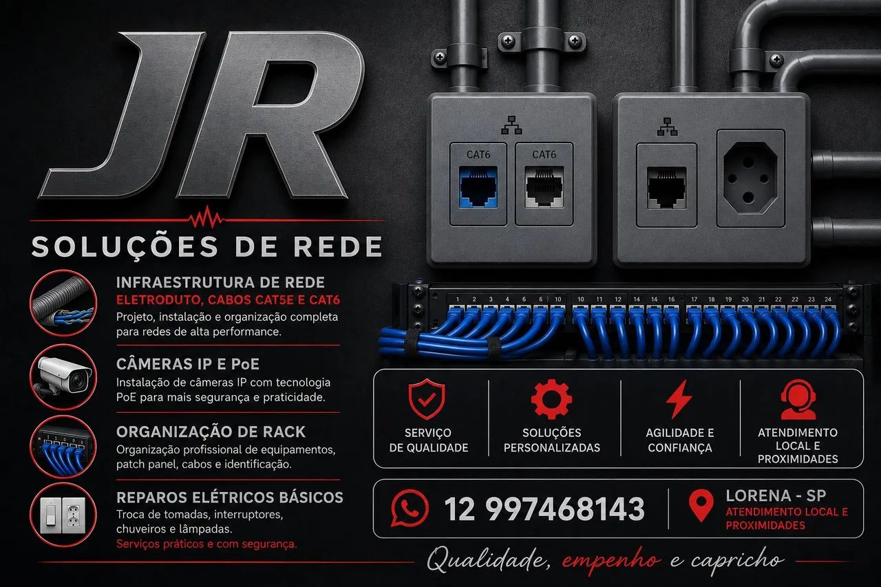 Serviços em Rede e pequenos reparos elétricos 
