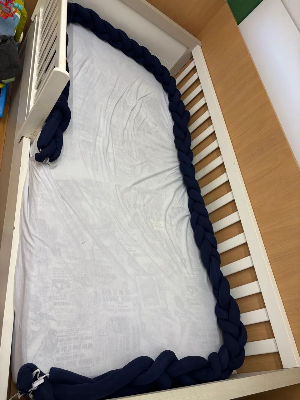 Trança para cama solteiro ou berço 