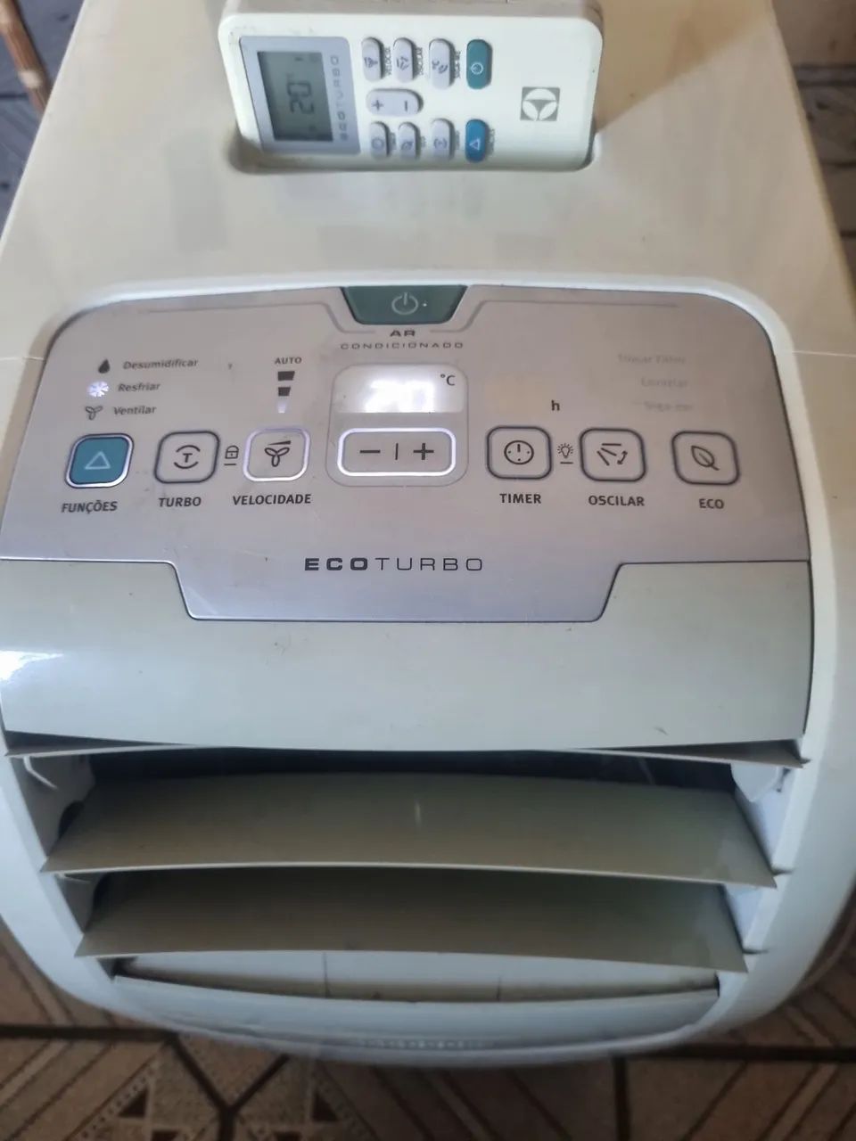 Arcondicionado Portátil Electrolux P014f/10000 Btus 110v com controle remoto