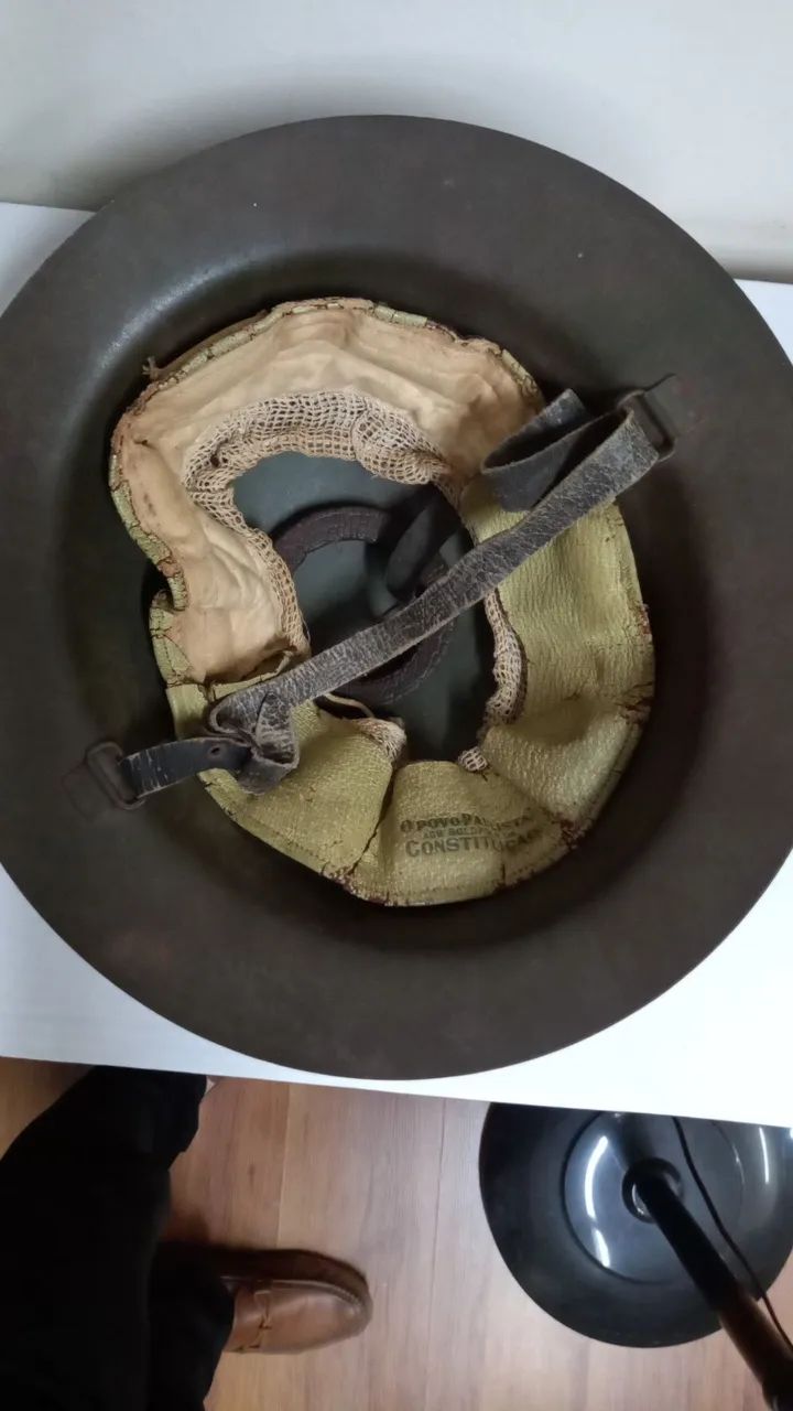 Capacete da revolução de 1932 - Foto 2