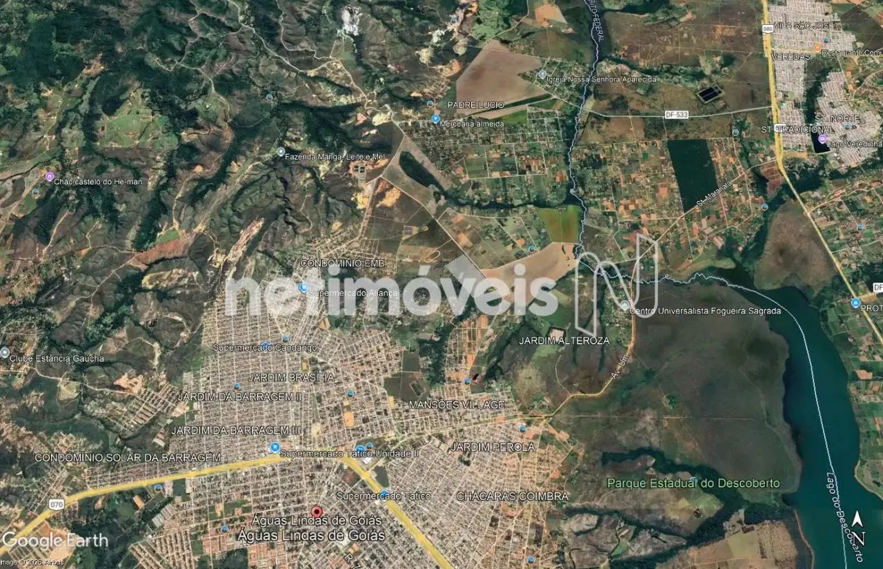 Lote de 3.410 m²; no Loteamento Guararapes e Itamaracá - Águas Lindas de Goiás