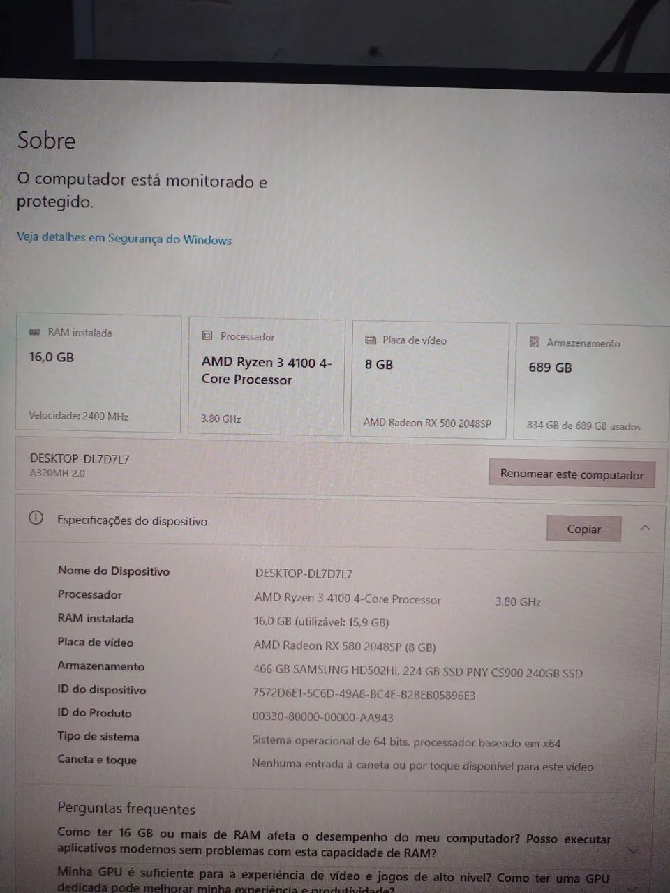 Computador completo 