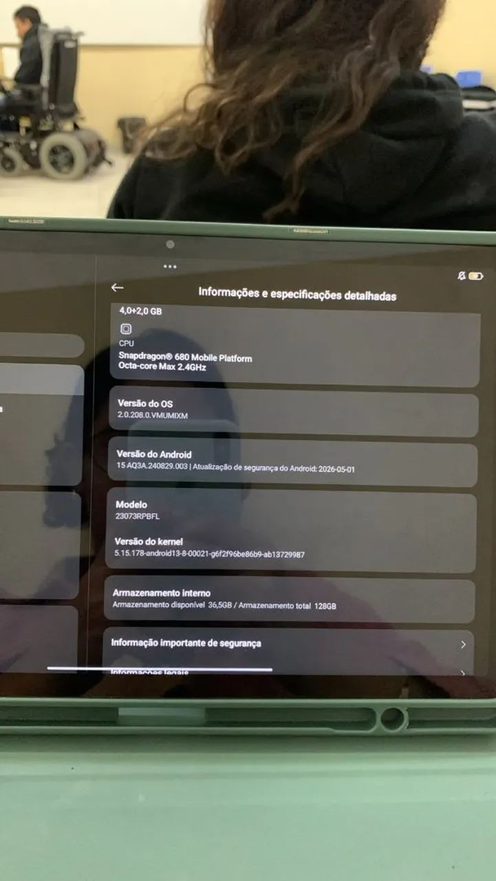 Redmi Pad SE 128GB / 6GB RAM - Impecável com caixa - Foto 3