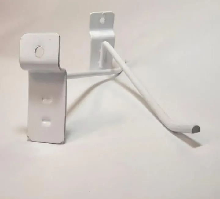 30 Ganchos para painel canelado 15cm branco - Foto 5