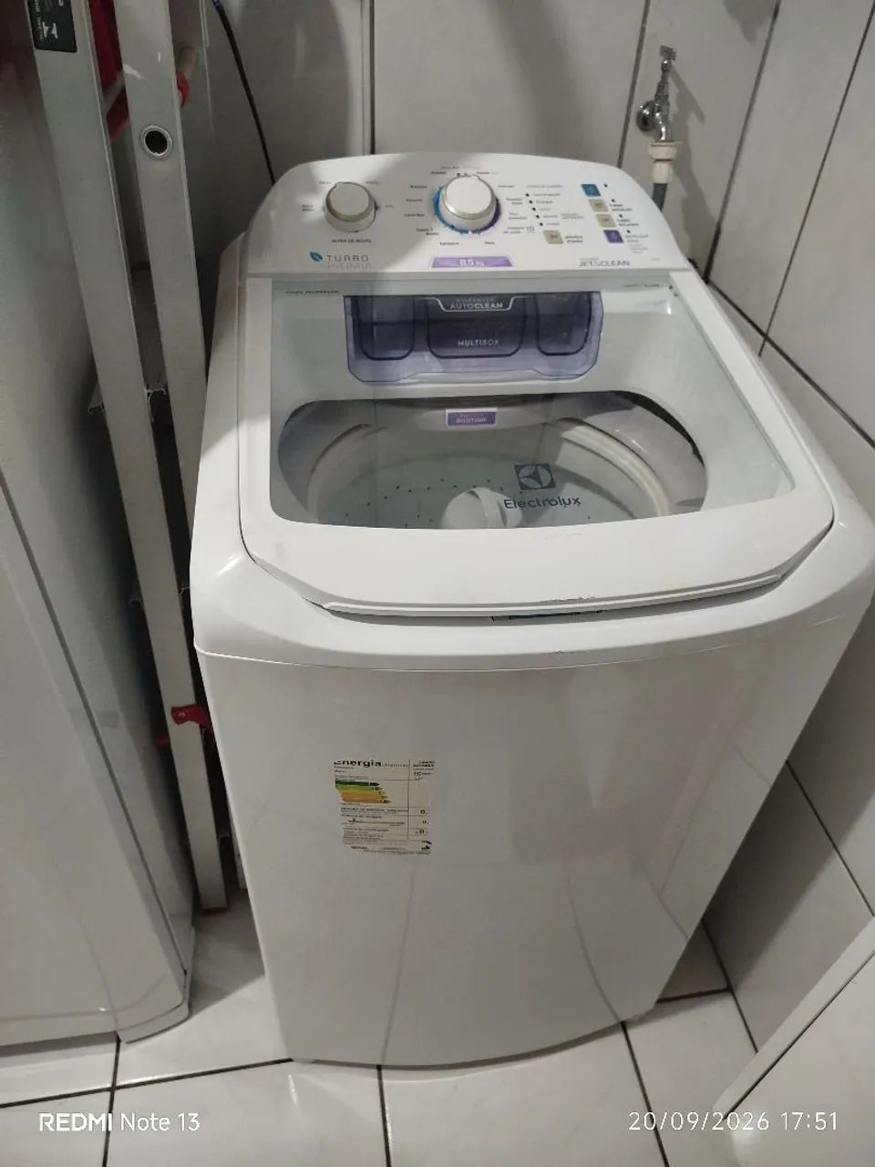 Máquina de lavar roupa Electrolux 8 kg