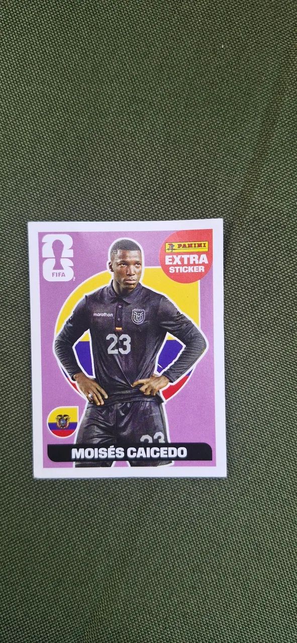 Figurinha legend copa 2026 Caicedo Regular