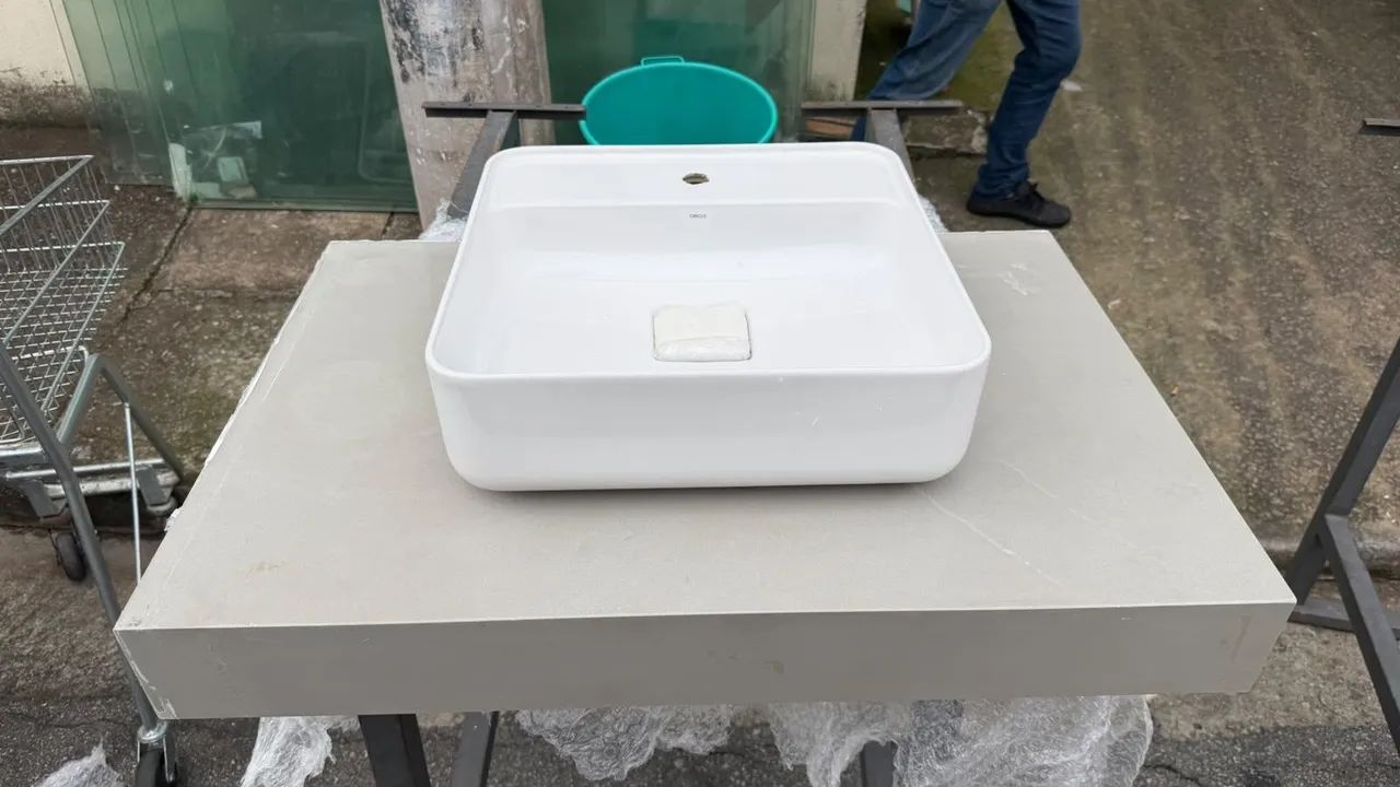 Pia Quartzo Cinza 80x55