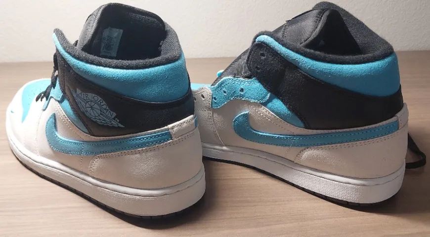 NIKE Air Jordan 1 MID Blue Chill BR42 - Foto 5