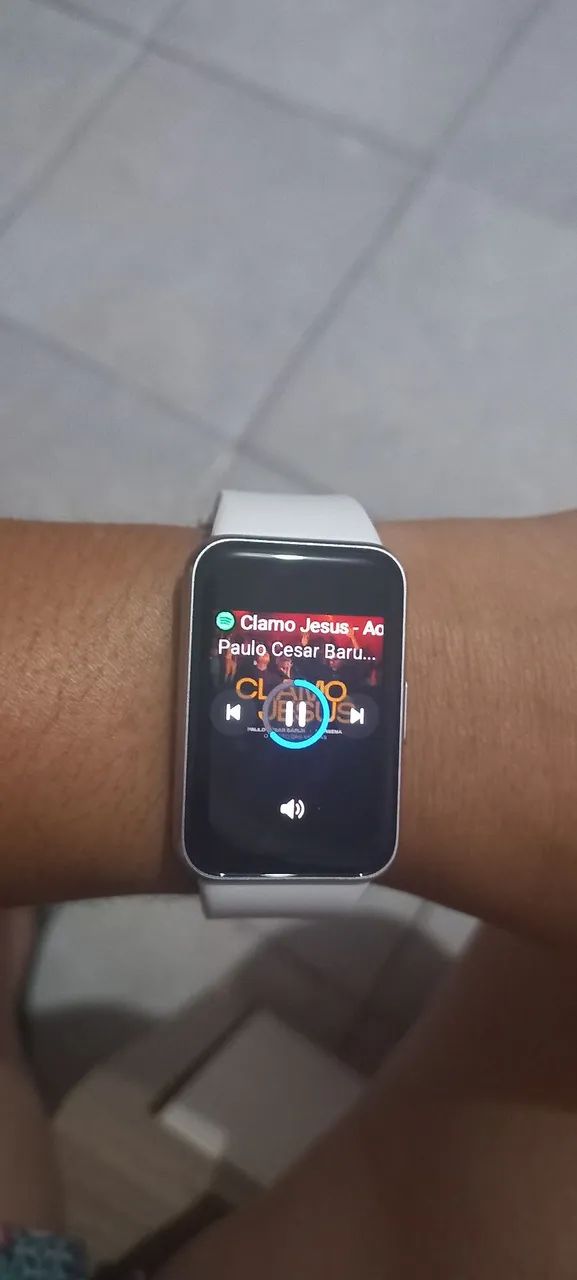 Relógio Samsung Fit3 branco  - Foto 3