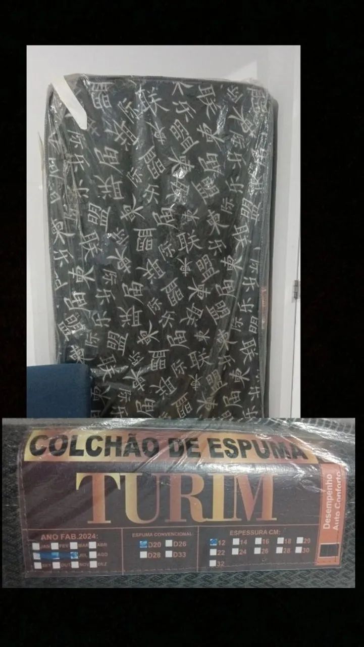 Colchão Solteiro Espuma 
