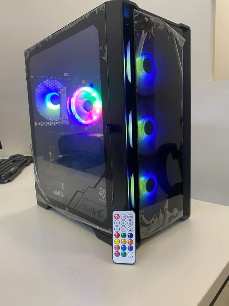 Pc Gamer Ryzen 7 2700 16gb ram ssd nvme 500gb RX 580 8GB- Loja física - Foto 2