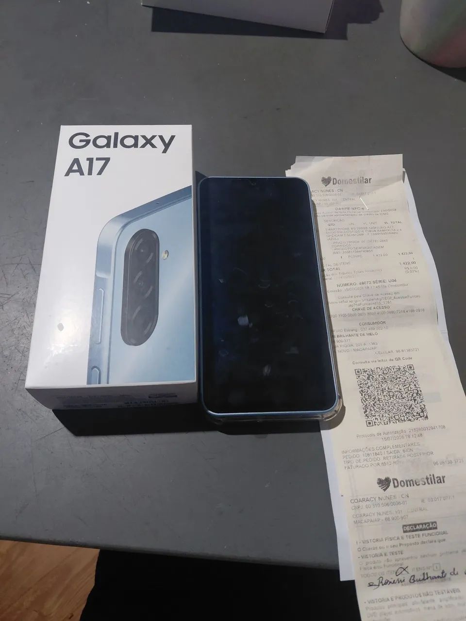 VENDO A17 256 GIGAS 8 DE RAM ,UM MES DE USO - Foto 4