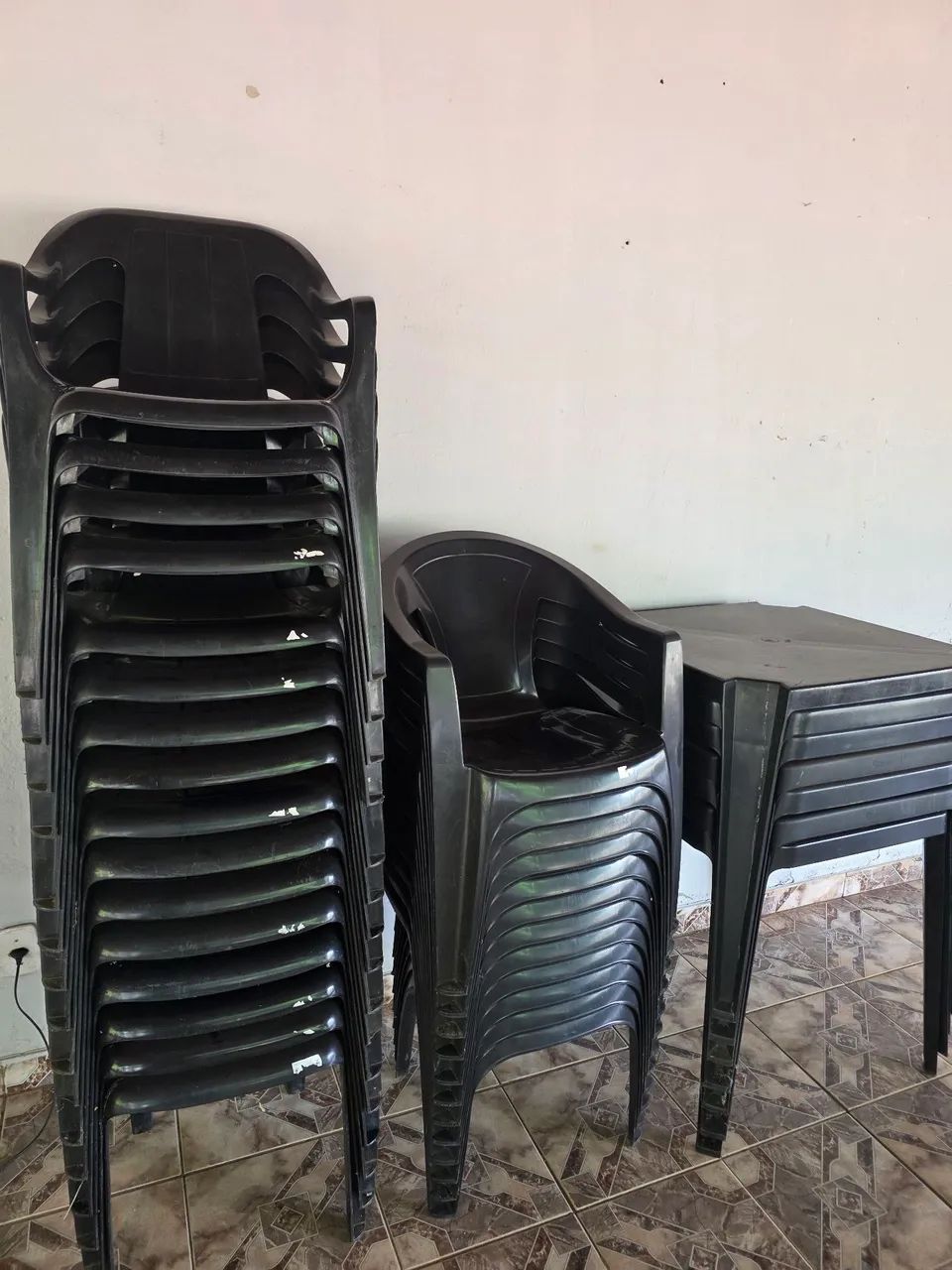 Jogo de mesa de plástico 