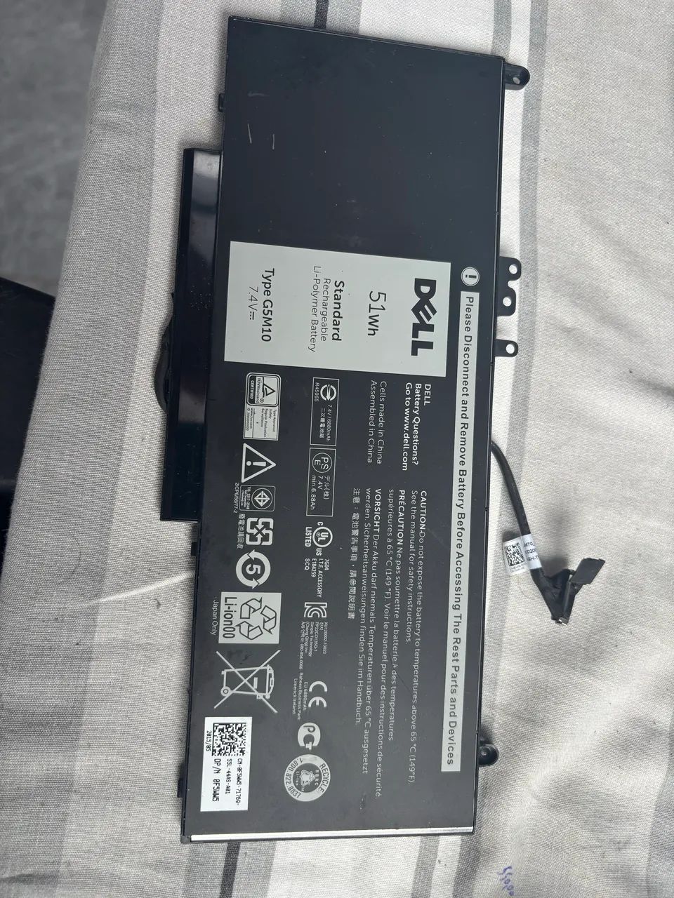 Notebook bateria Dell latitute E5450 E5550 - Foto 3