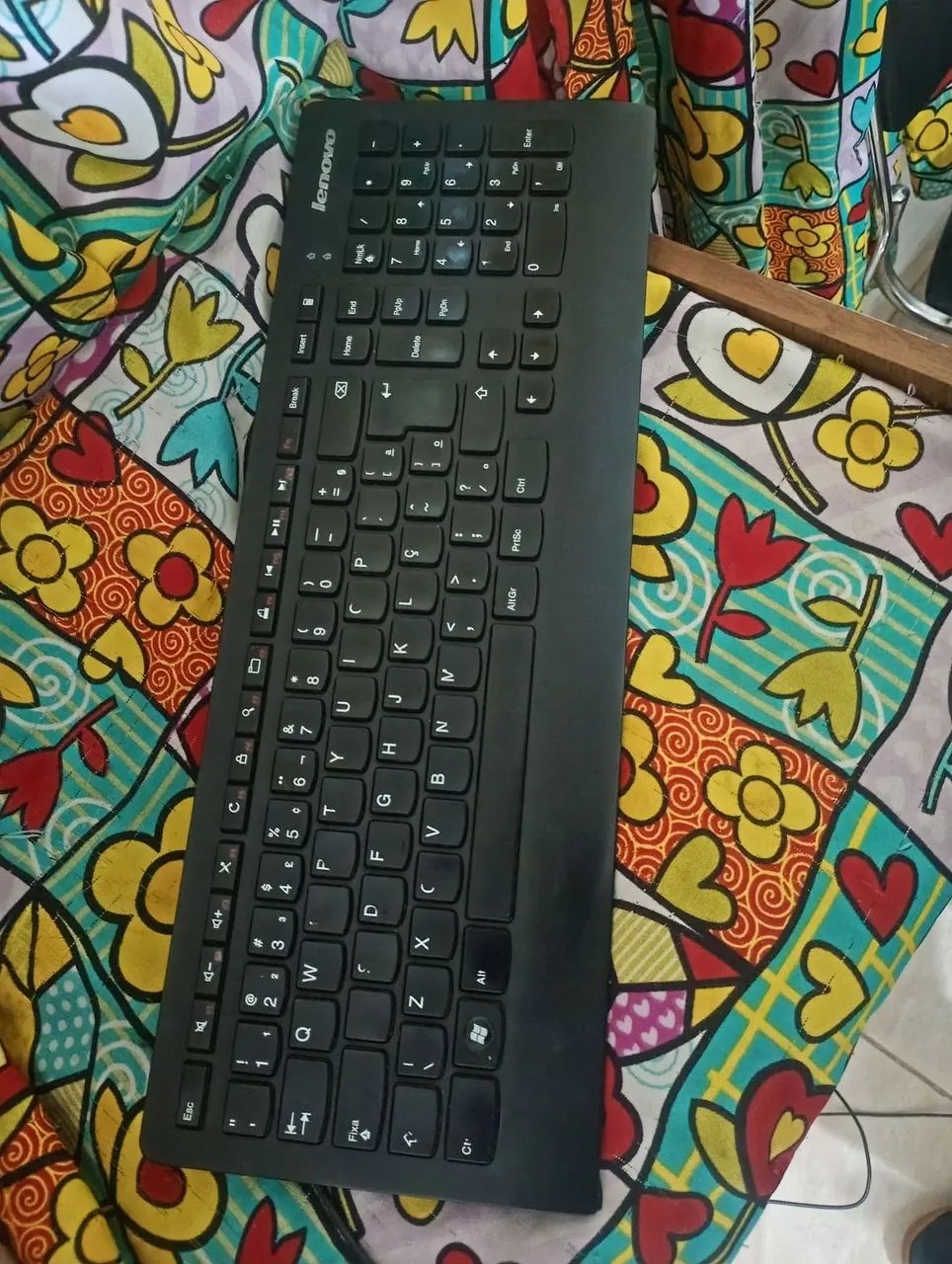 Teclado Lenovo com entrada USB - Foto 2