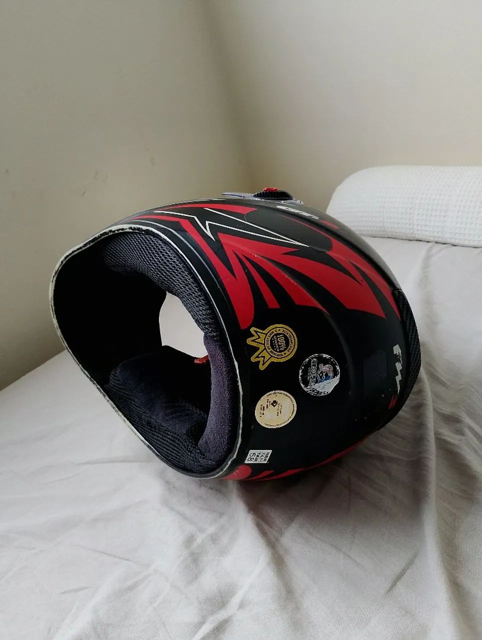 Capacete fw3 usado, em perfeito estado... - Foto 5